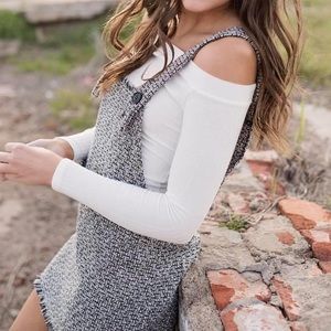 Knit overall dress